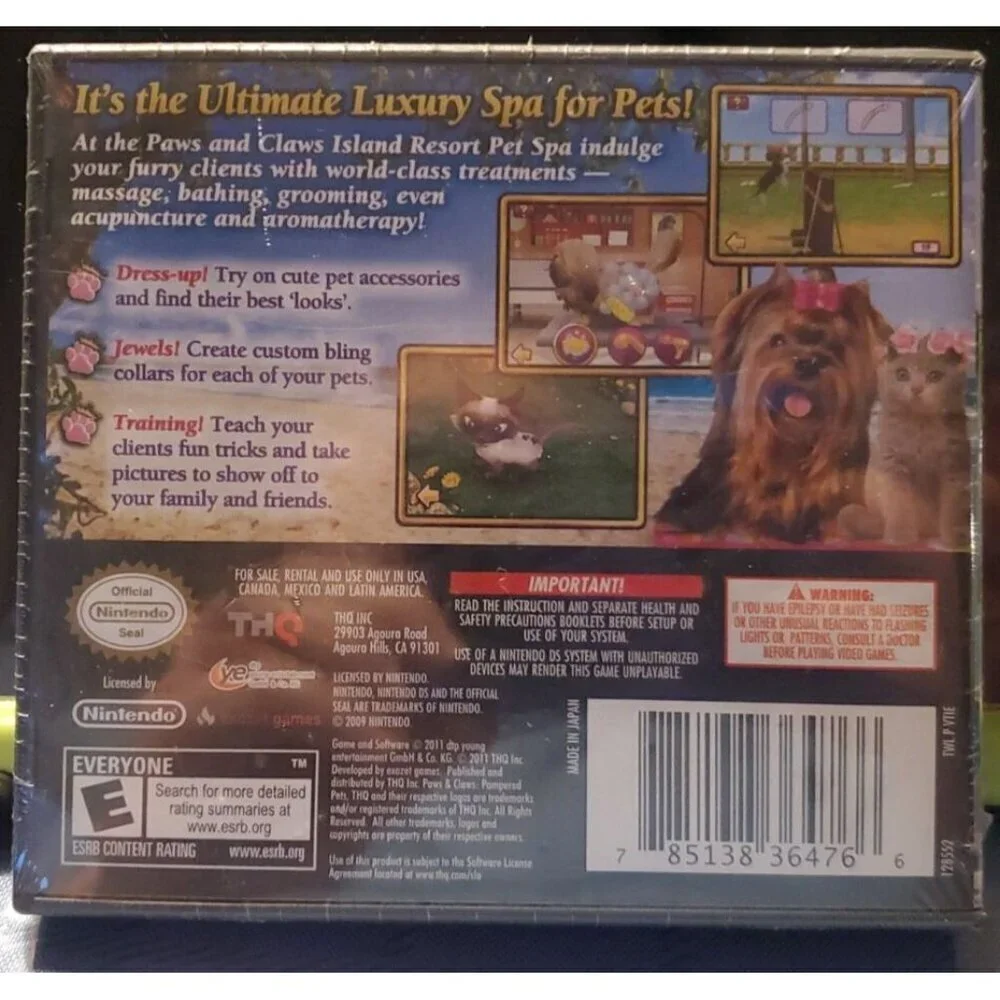 Paws & Claws Pampered Pets 2 - Nintendo DS